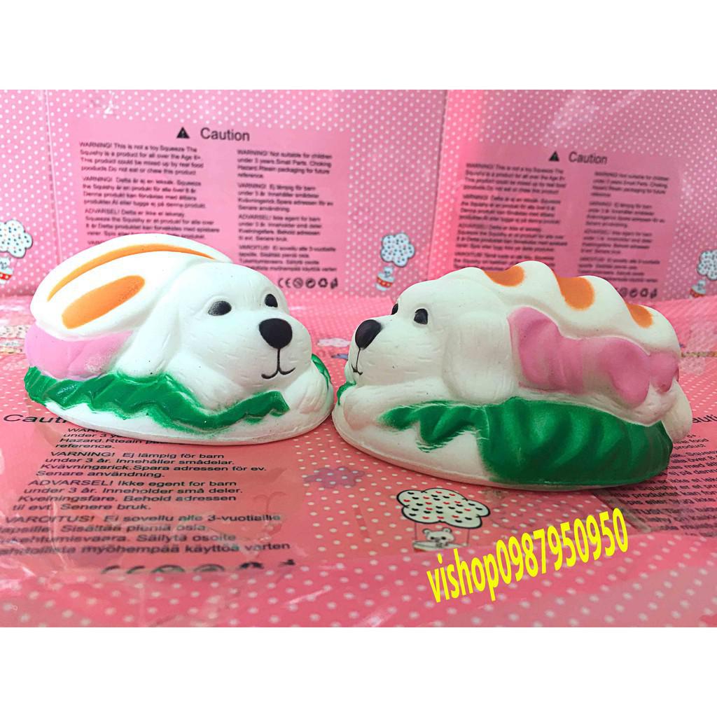 Bán ĐỒ CHƠI SQUISHY BÁNH HUMBERGER CHÚ CÚN mã ERI52 SLINHPI Siêu rẻ