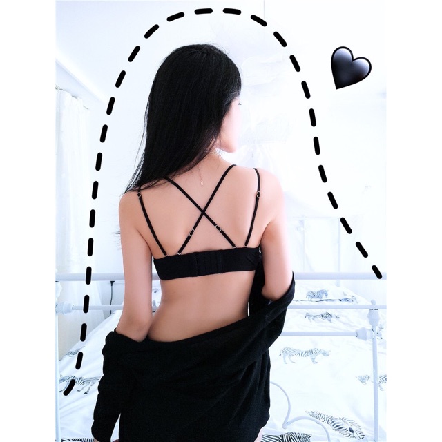 Bộ Đồ Lót Đúc Su Thông Hơi Không Gọng Chéo Ngực Dây Tạo Kiểu 806
