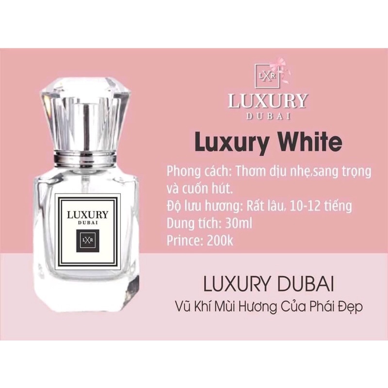 nước hoa luxury white