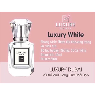 Nước hoa luxury white