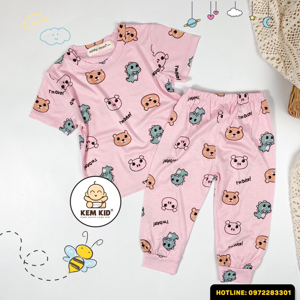 Minky Mom bộ cộc quần dài I'm cute