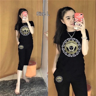 Đồ bộ lửng mặc nhà nữ chất thun cotton
