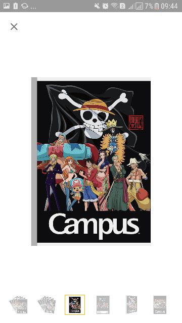 Lốc 5 Vở Viết A4 One Piece Campus NB-A4OT200