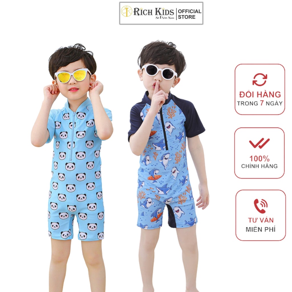 Bộ Đồ Bơi Cho Bé Trai Richkids Dành Cho Trẻ Từ 10kg Trở Lên