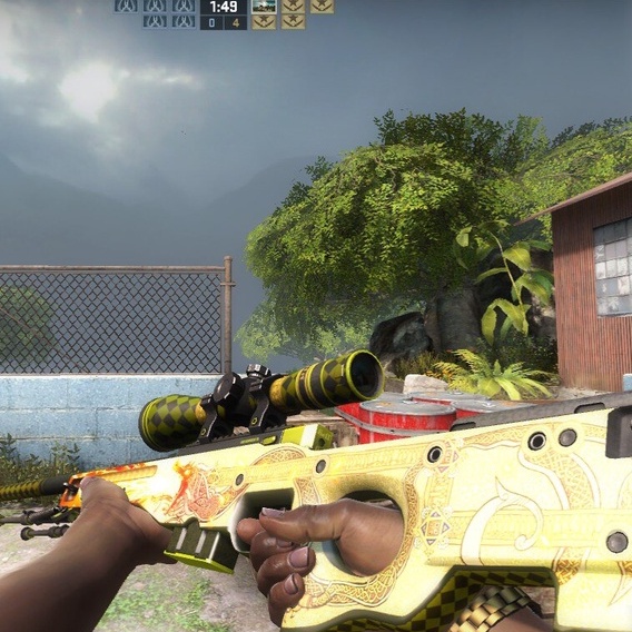 Mô hình trưng bày CSGO AWP Dragon Lore