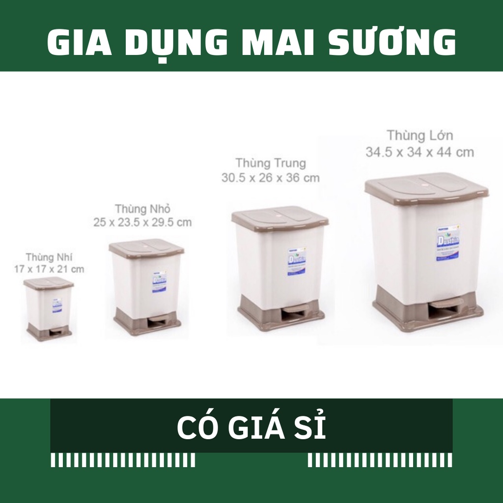 [Giá Sỉ] Thùng Rác Đạp Chân Duy Tân