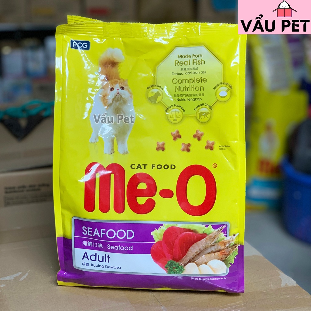 Thức ăn cho mèo Me-O Kitten 1.1kg - Hạt cho mèo con vị cá biển Vẩu Pet Shop