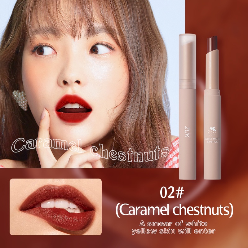 Son môi Pudaier mềm mịn như nhung với 6 màu sắc tùy chọn 30g