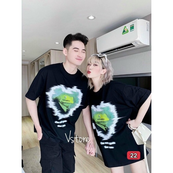 Áo Thun Cặp Nam Nữ Kute Cho Các Couple