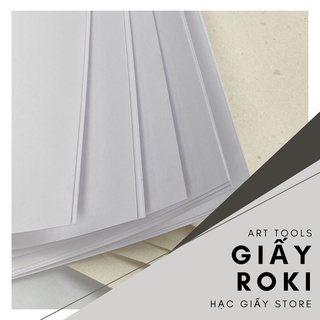 (COMBO 10 TỜ) Giấy vẽ Roki chuyên dùng truyền thần/kí họa/sketch/diễn họa A1, A2, A3