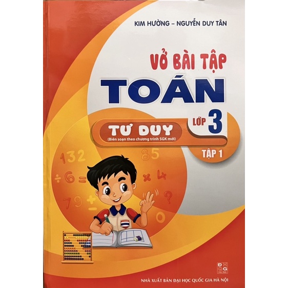 Sách - Vở Bài Tập Toán Tư Duy Lớp 3  Biên soạn theo chương trình SGK mới