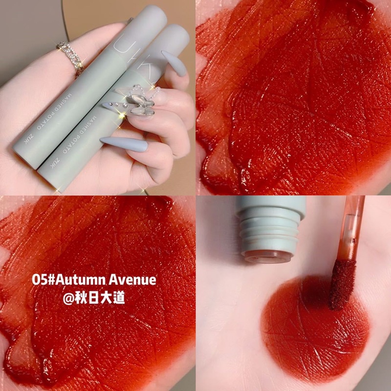 Son kem Zuk Đỏ nâu siêu mịn xinh xắn bền màu chính hãng