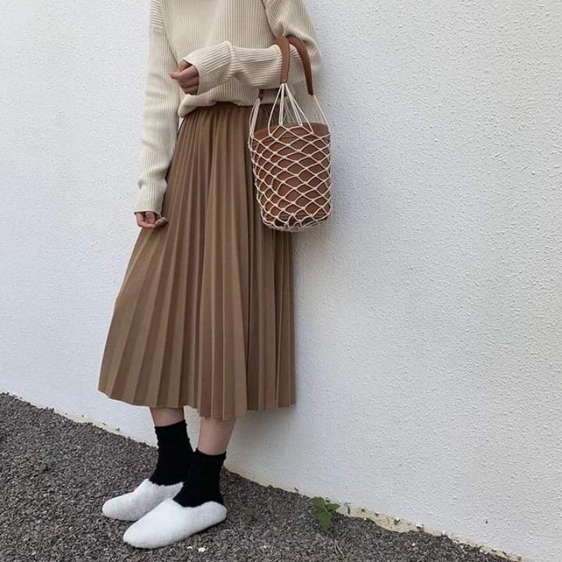 SIÊU PHẨM CHÂN VÁY XẾP LY DÀI HÀNG ĐẸP | BigBuy360 - bigbuy360.vn