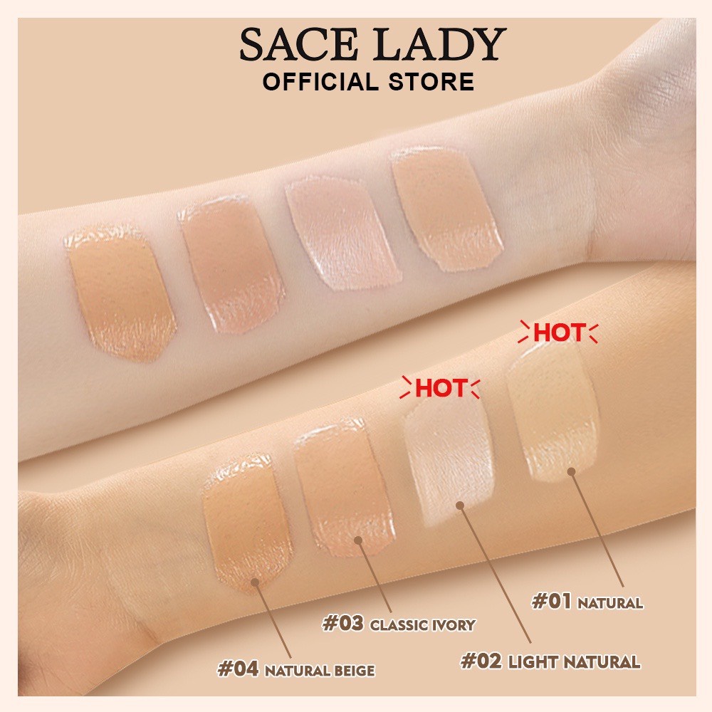Phấn Nước BB SACE LADY Chống Thấm Nước Lâu Trôi SPF50/PA+ SL230