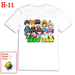 Áo Thun Hero Team (TẶNG KÈM MÓC KHÓA)