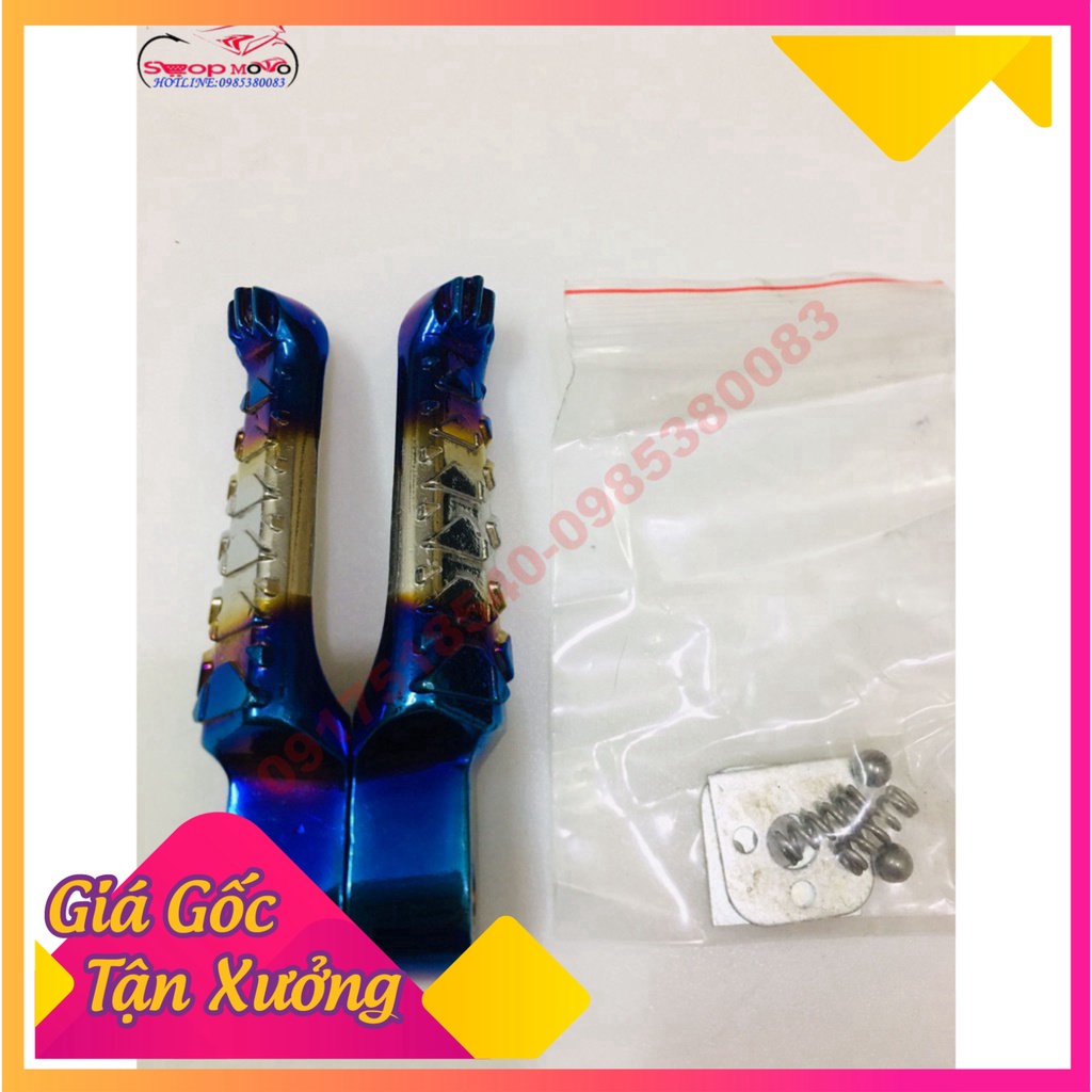 Gác Chân Kiểu Raider trusty cho honda và yamaha (Ảnh Sp thật)