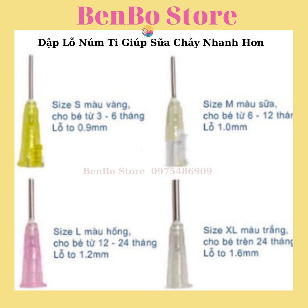 Dập Lỗ Núm Ti Có Thể Thay Thế Cho Đục Lỗ Farlin, Kích To Núm Ty Giúp Sữa Chảy Nhanh