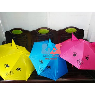 Ô dù hình thú cho bé loại đẹp kèm còi siêu yêu
