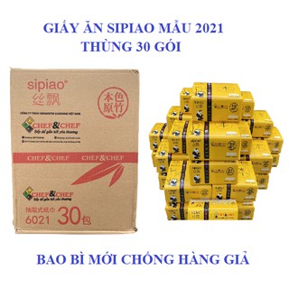 Giấy ăn gấu trúc Sipiao 30 gói