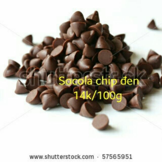 Lẻ 100g Socola chip đen Grand place