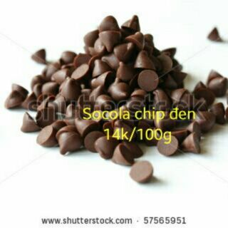 Lẻ 100g Socola chip đen Grand place