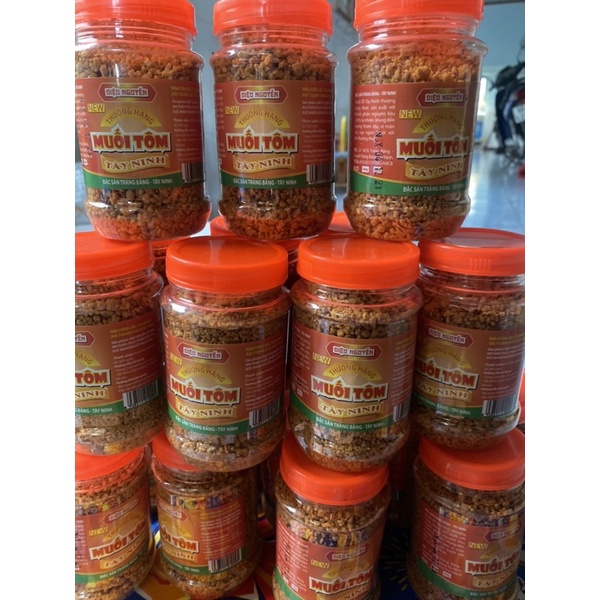 Hũ 200g Muối Tôm Tây Ninh Hạt To