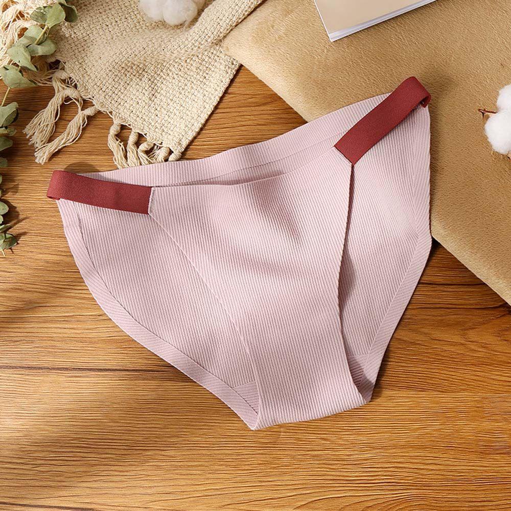 OCEANMAP Quần Lót Lưng Thấp Không Đường May Kháng Khuẩn Cho Nữ