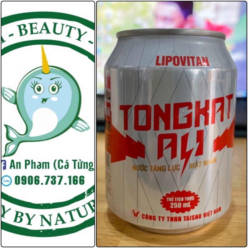 Lipovitan Tongkat ali nước tăng lực Lốc 6 lon