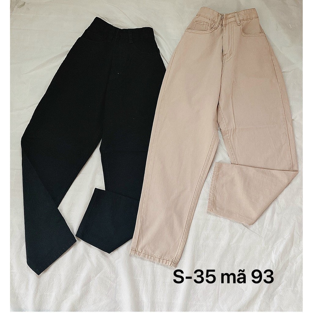 Quần Baggy Kaki Nữ Bigsize Từ 40kg Đến 85kg Lưng Cao Chất Kaki Cotton Xịn Đẹp Ms93