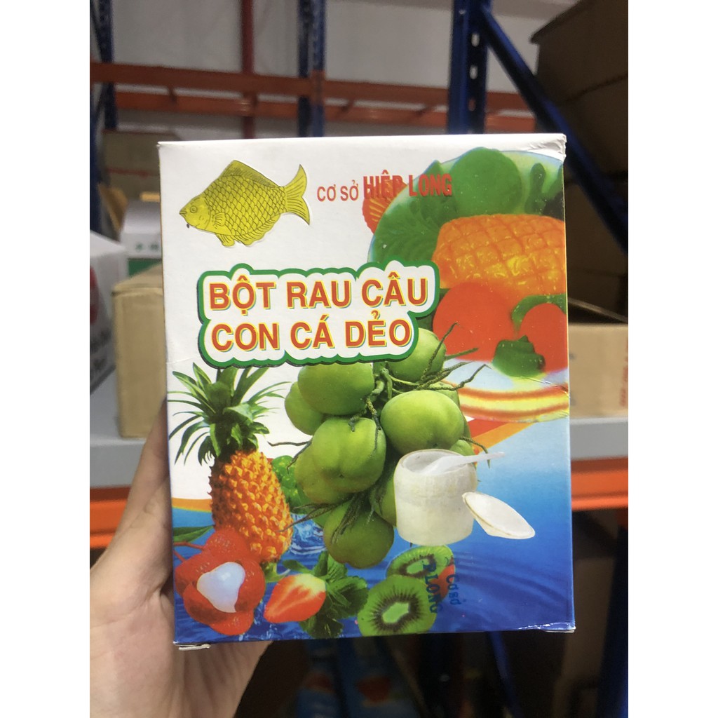 Bột rau câu dẻo hiệu Con cá