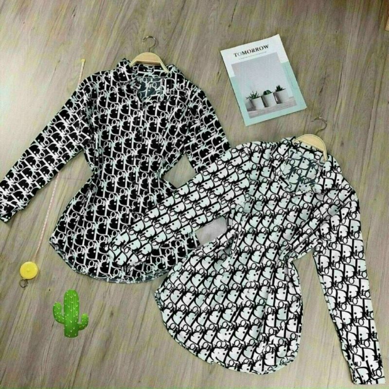 Áo sơmi tay dài Di_or kate lụa mịn siêu đẹp🥑🥑🥑