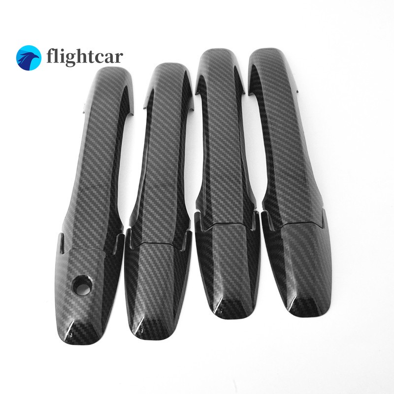 Ốp bọc tay nắm cửa xe hơi HONDA CIVIC FD 2006-2011 bằng sợi carbon 8th