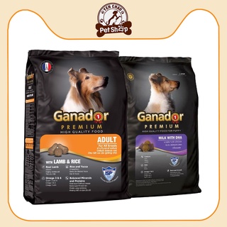 Thức ăn hạt khô Ganador cho chó con và trưởng thành nhiều vị 400g