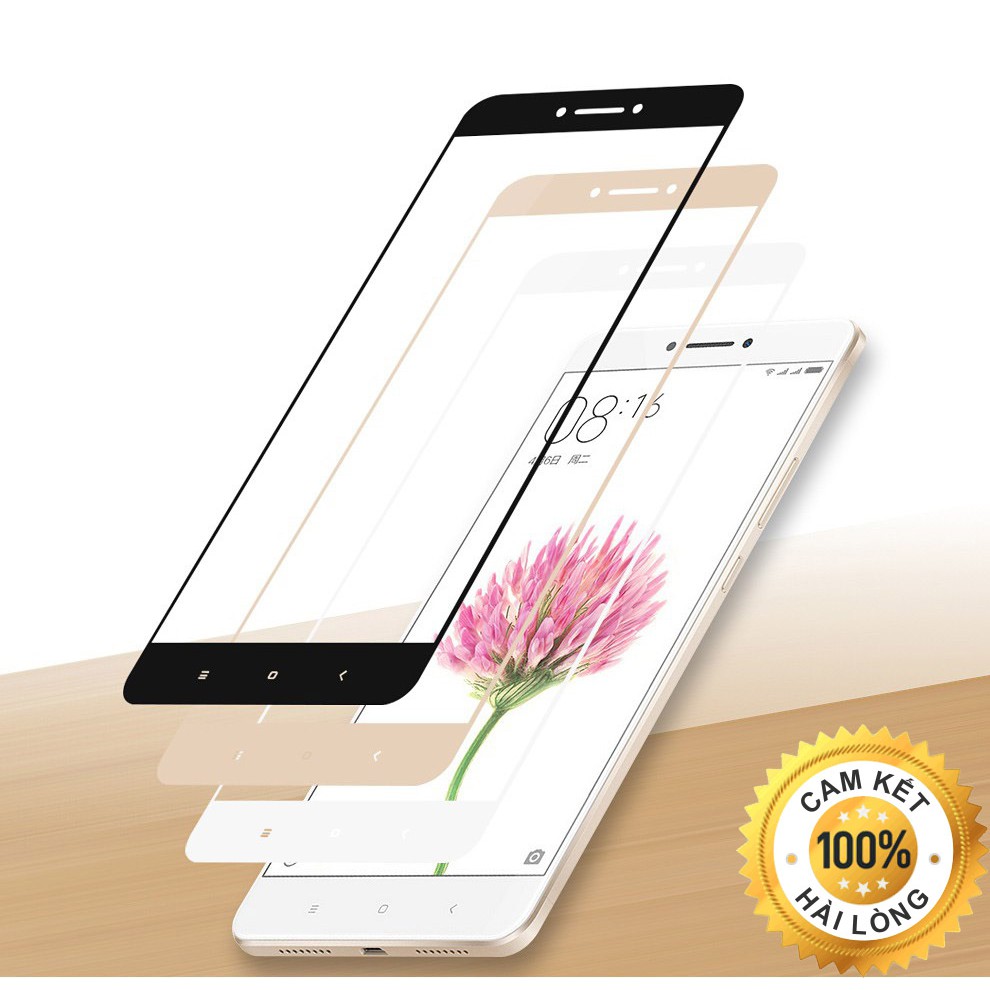 Xiaomi Mi Max 2 (TrắngĐenVàng)_ Kính Cường Lực Full Màn Chất Lượng