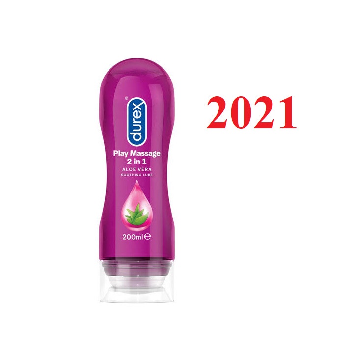 [ Cam kết chính Hãng ] Gel Bôi Trơn Durex Play Massage 2 In 1 Hương Bạc Hà Lô Hội