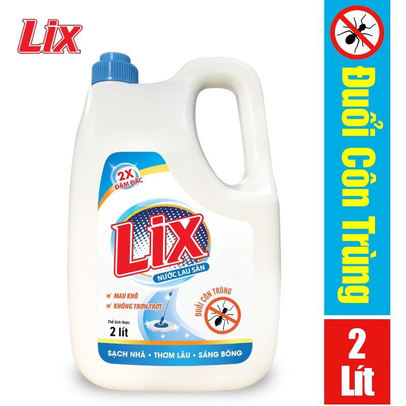 Nước Lau sàn LIX Đuổi Côn Trùng Chai 2L - NLS2