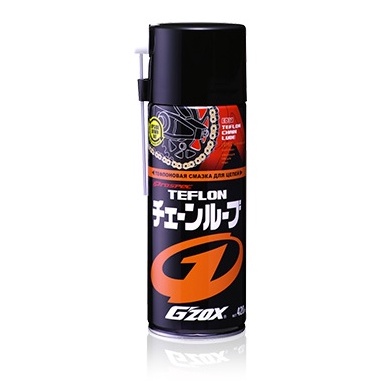 Dầu Bôi Trơn Nhông Sên, Dĩa G'Zox Teflon Chain Lube E-37 Soft99 420ml