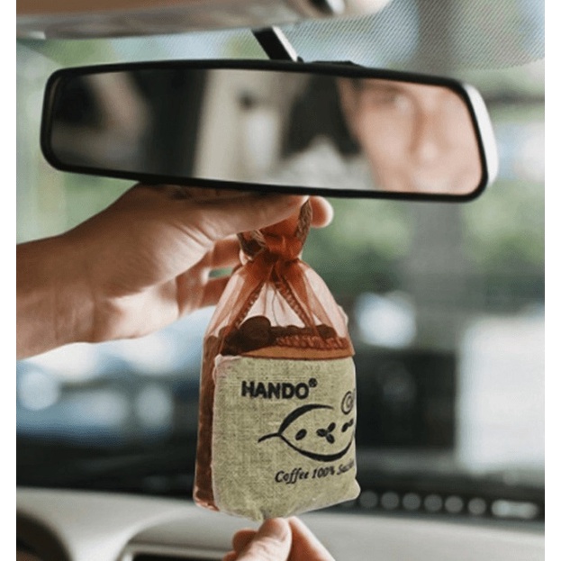 Túi thơm treo xe ô tô hương cà phê Hando 100g