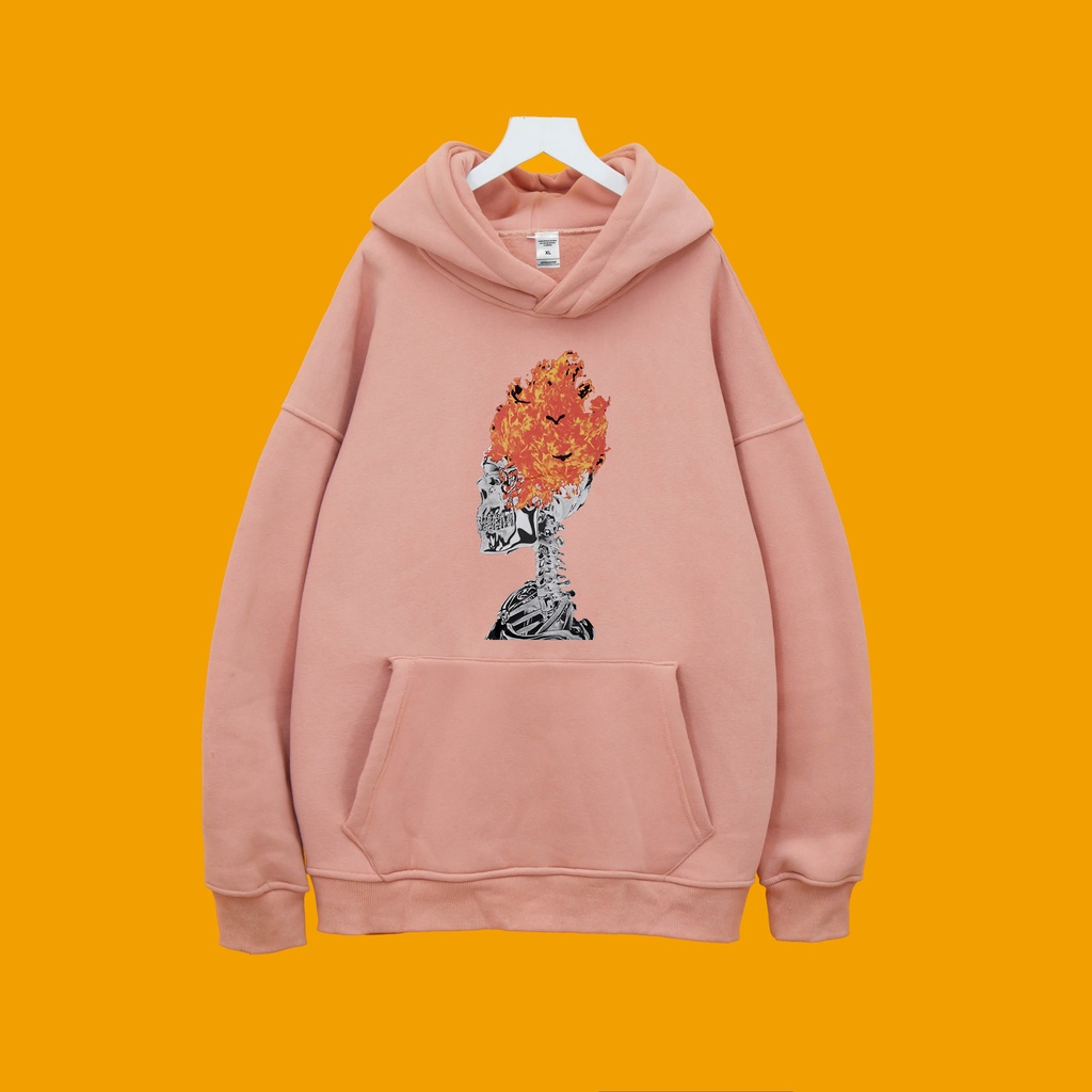 Áo Nỉ Hoodie XƯƠNG LỬA Dogo Store , áo hoodie nam nữ nỉ bông cotton