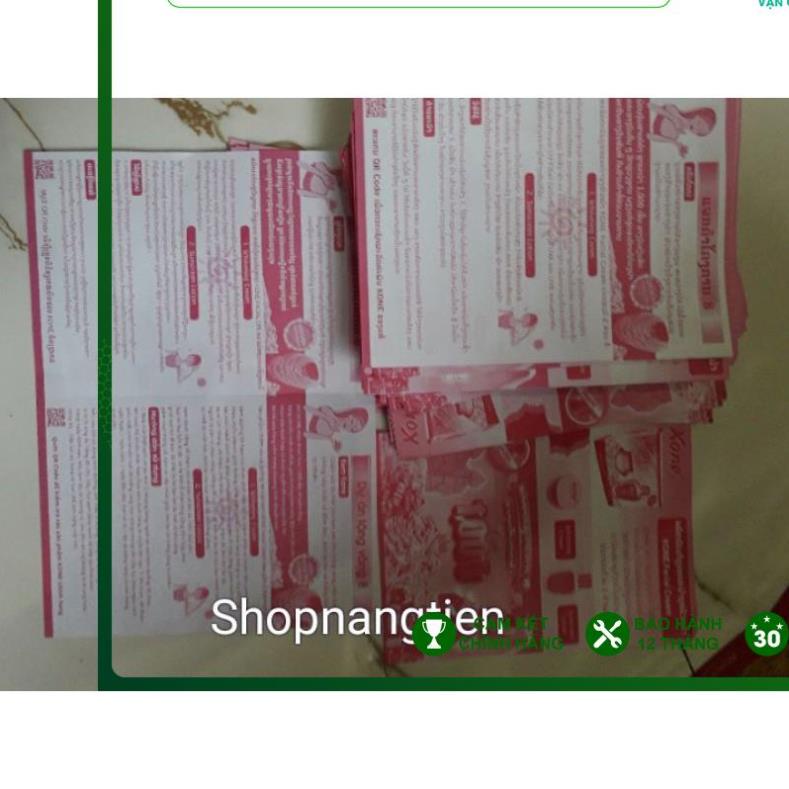 Kem Kone Thái Lan nhiều hột liti tem đen hàng chính hãng | BigBuy360 - bigbuy360.vn