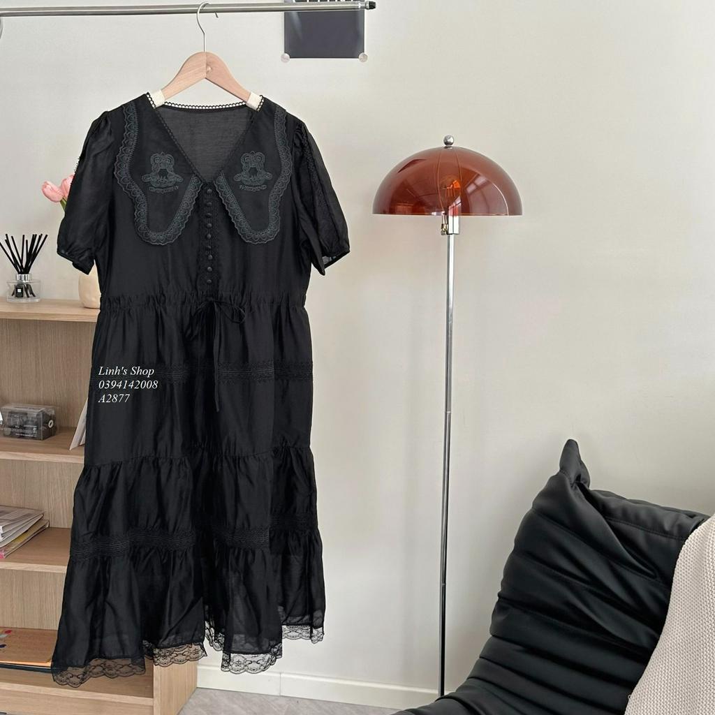 Váy Đầm Suông Cao Cấp Voan 2 Lơp A2877