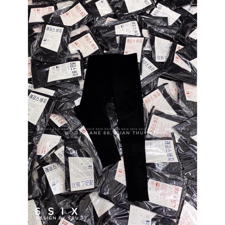 Quần Legging Hàn, 🌸 Vyvystore<FREESHIP>🌸 ,Leg Dài Body Dáng Ôm, Quần Legging Màu Đen Co Giãn 4 Chiều | BigBuy360 - bigbuy360.vn