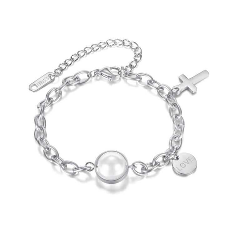 Lắc Tay Nữ Vòng Tay Titan Ko Rỉ Dây Xích TT 4144