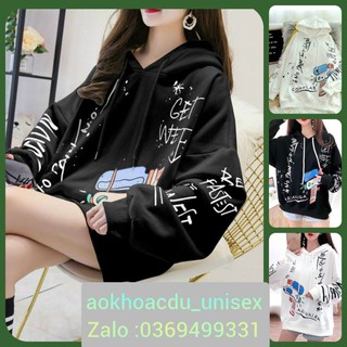 Áo Hoodie 3D nỉ ngoại fom rộng mẫu cực chất mẫu hot2020
