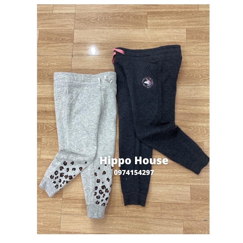 Quần Nỉ Bông Cho Bé Xuất Dư Hippo House Nhiều Màu