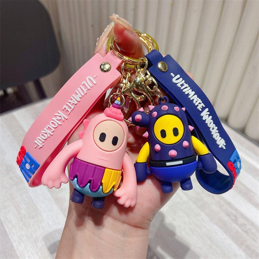 Móc Khóa Hình Búp Bê DWAYNE Fall Guys Dễ Thương