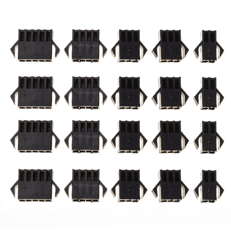 2.5mm Pitch 2 3 4 5 Pin Jst Sm Connector Kit 560pcs (560Pcs)