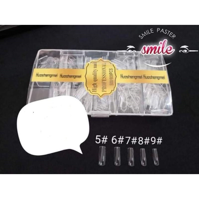 móng úp lẻ size,móng lẻ size màu trong