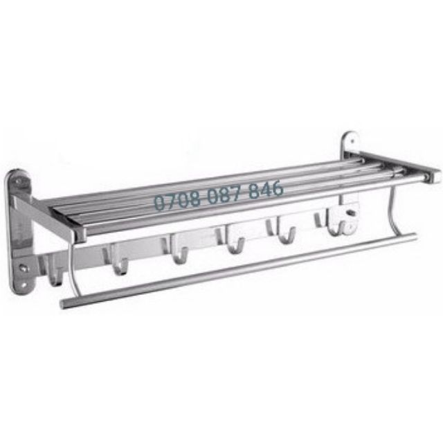 Máng khăn tầng cao cấp inox 304 - Thanh treo khăn đa năng inox 304 - Mã: SP027