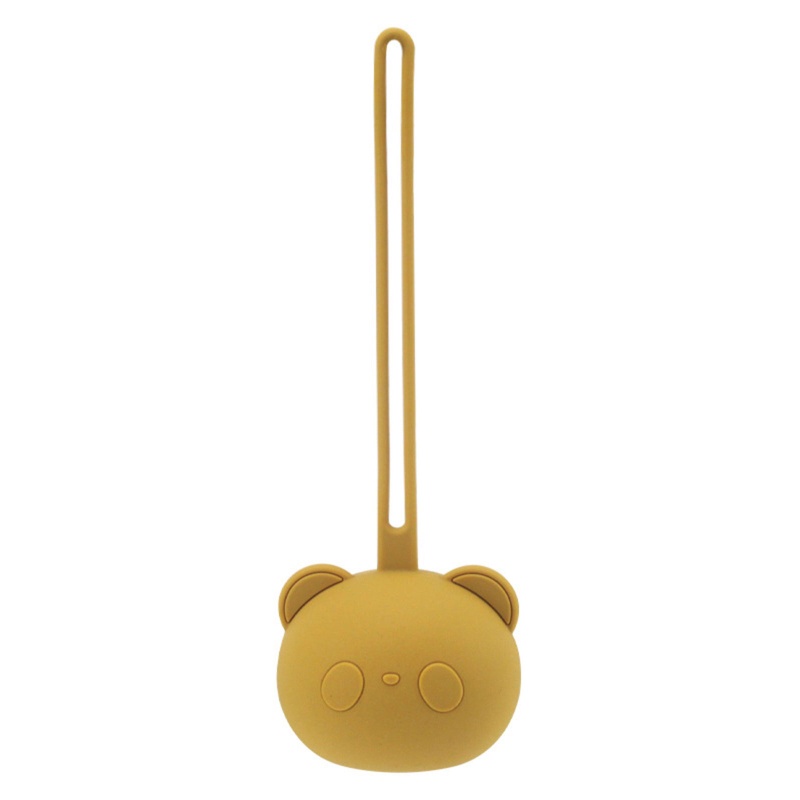 Hộp Đựng Núm Vú Giả Bằng Silicon Hình Gấu Trúc Cho Bé Sơ Sinh